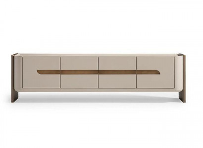 Sideboard RTV Lowboard TV Ständer Beige Holz Wohnzimmer Schrank Modern